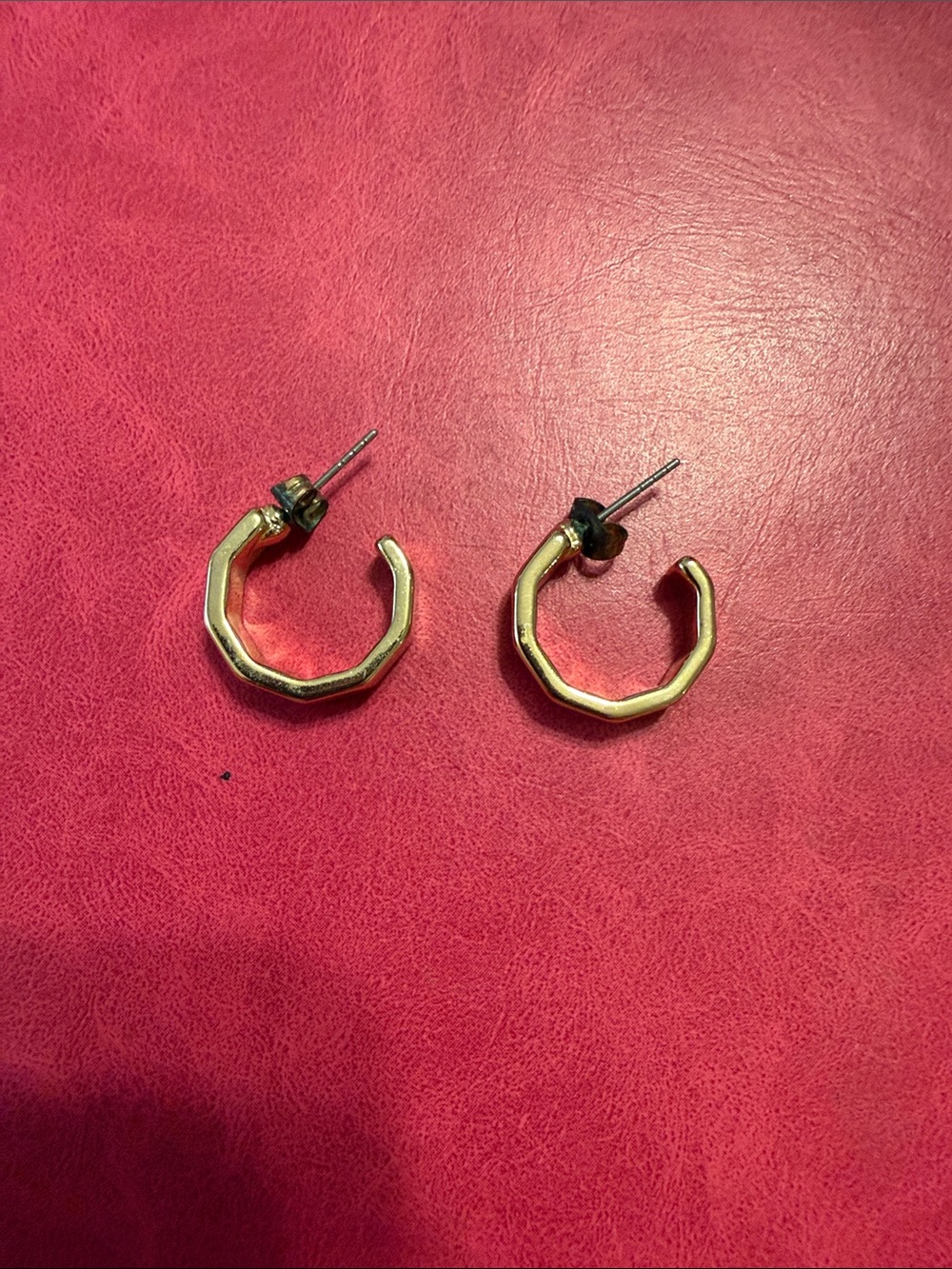 Gold Geometric Hoop Earrings - Women Jewelry